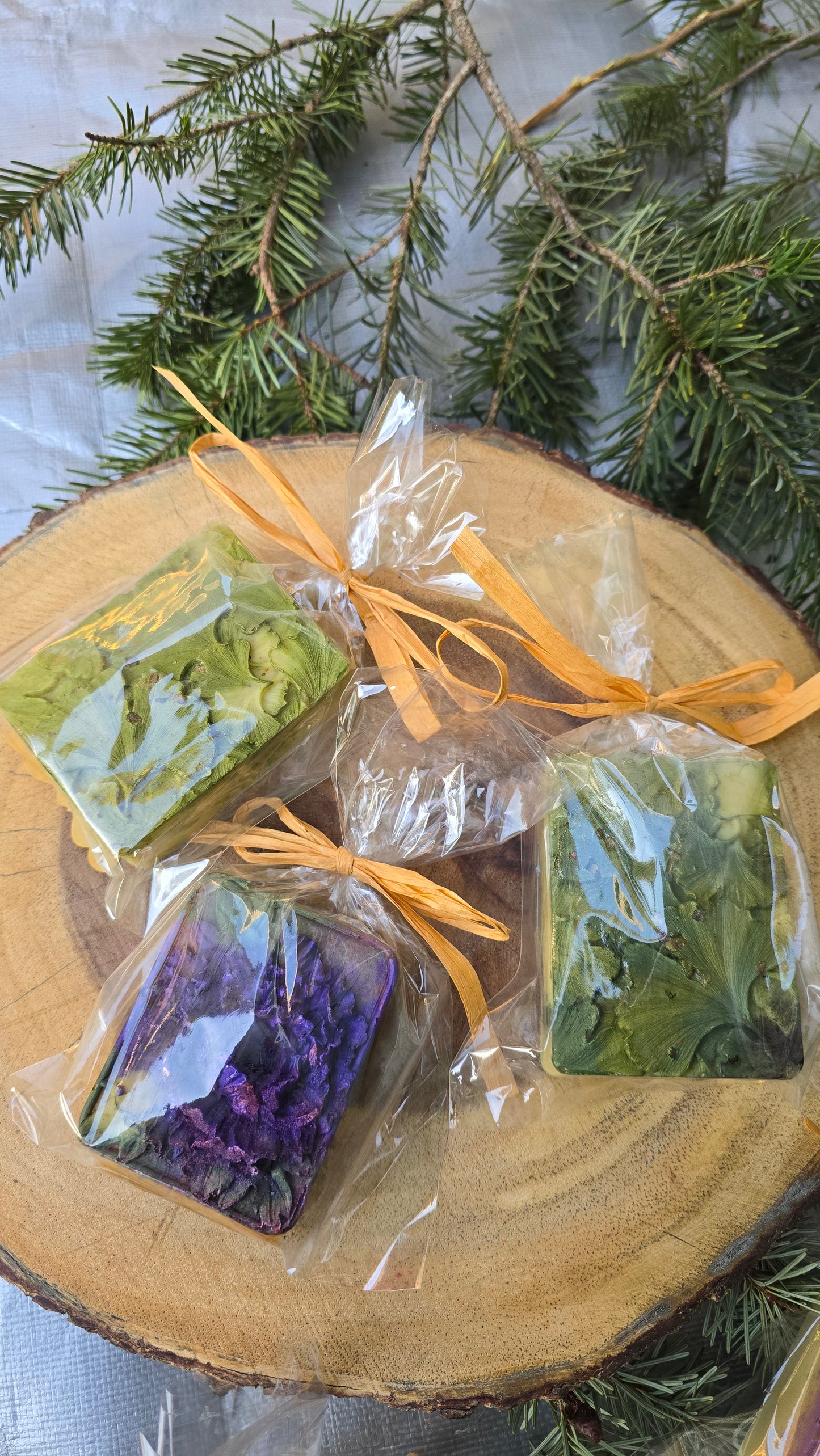 xtras - Handmade FOREST BATHING Artisan Bar Soap (BUNDLE of 3 bars for $25)- GOAT'S MILK